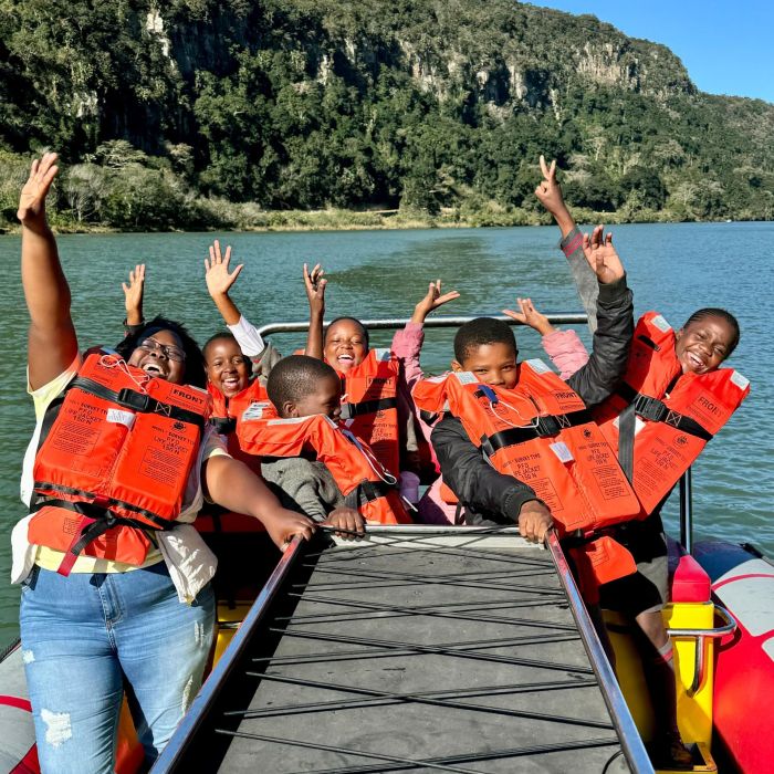 Community Kids Enjoy a Fun Boat Ride with Us!